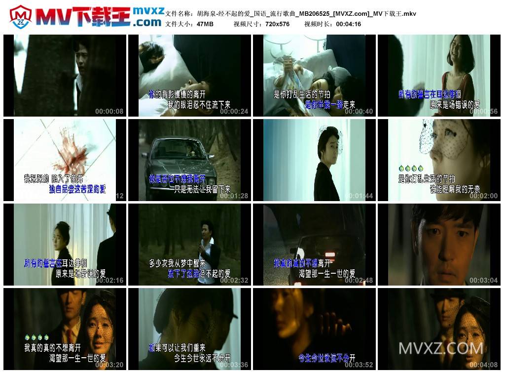 胡海泉-经不起的爱_国语_流行歌曲_MB206525